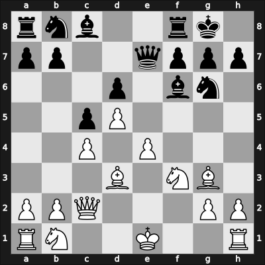 1959 FRG Ch U20 – Round 14 – Toewe, Wilfried – 0-1 – Pfleger, Helmut, Dr. – G12