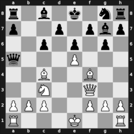 1959 GDR Ch Leipzig GER – Round 1 – Pietzsch, Wolfgang – 1-0 – Baumbach, Friedrich, Dr. – G5