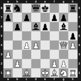 1959 GDR Ch Leipzig GER – Round 2 – Baumbach, Friedrich, Dr. – 1/2-1/2 – Breustedt, Werner – G6