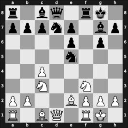 1959 GDR Ch Leipzig GER – Round 2 – Moehring, Guenther – 0-1 – Golz, Werner – G7