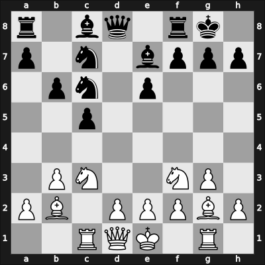 1959 GDR Ch Leipzig GER – Round 3 – Golz, Werner – 1/2-1/2 – Baumbach, Friedrich, Dr. – G12
