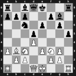 1959 GDR Ch Leipzig GER – Round 5 – Badestein, Hartmut, Prof. Dr. – 1-0 – Fuchs, Reinhart – G25