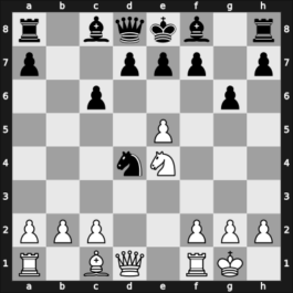 1959 GDR Ch Leipzig GER – Round 8 – Handel, Horst – 1-0 – Moehring, Guenther – G38