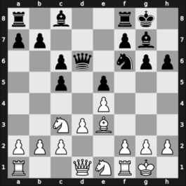 1959 GDR Ch Leipzig GER – Round 10 – Handel, Horst – 1/2-1/2 – Baumbach, Friedrich, Dr. – G48