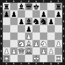1959 GDR Ch Leipzig GER – Round 12 – Raetsch, Heinz – 1-0 – Moehring, Guenther – G55