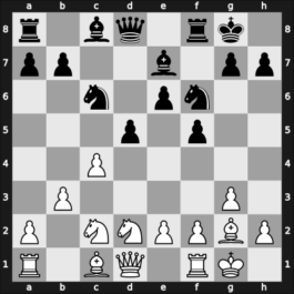 1959 GDR Ch Leipzig GER – Round 12 – Golz, Werner – 1/2-1/2 – Franz, Joachim – G56