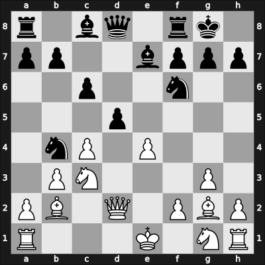 1959 HUN Ch 15th – Round 1 – Lengyel, Levente – 0-1 – Barcza, Gedeon – G1