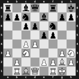1959 HUN Ch 15th – Round 2 – Forintos, Gyozo V – 0-1 – Navarovszky, Laszlo – G5