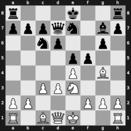 1959 HUN Ch 15th – Round 2 – Koberl, Ferenc – 1-0 – Honfi, Karoly – G8