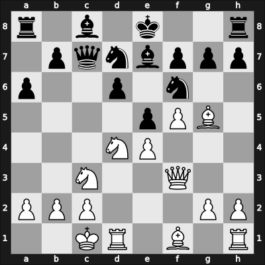 1959 HUN Ch 15th – Round 6 – Bilek, Istvan – 1/2-1/2 – Navarovszky, Laszlo – G20