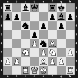 1959 HUN Ch 15th – Round 10 – Lengyel, Levente – 1/2-1/2 – Szabo, Laszlo – G31