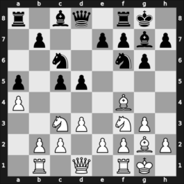 1959 HUN Ch 15th – Round 10 – Bilek, Istvan – 1/2-1/2 – Honfi, Karoly – G34