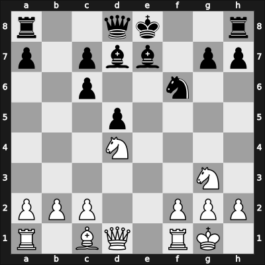 1959 HUN Ch Budapest HUN – Round 3 – Pogats, Jozsef Jr. – 1-0 – Jenei, Ferenc – G13