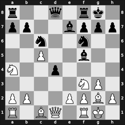 1959 HUN Ch Budapest HUN – Round 4 – Foldi, Jozsef – 1/2-1/2 – Honfi, Karoly – G15