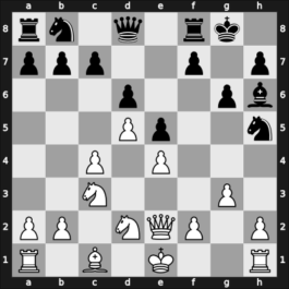 1959 HUN Ch Budapest HUN – Round 4 – Lengyel, Levente – 1/2-1/2 – Bilek, Istvan – G16