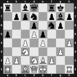 1959 HUN Ch Budapest HUN – Round 8 – Lengyel, Levente – 1-0 – Dely, Peter – G33