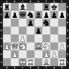 1959 HUN Ch Budapest HUN – Round 12 – Hevizi, Laszlo Dr – 0-1 – Honfi, Karoly – G45