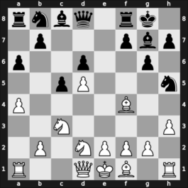1959 HUN Ch Budapest HUN – Round 12 – Navarovszky, Laszlo – 0-1 – Szabo, Laszlo – G46