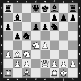 1959 HUN Ch Budapest HUN – Round 13 – Pogats, Jozsef Jr. – 0-1 – Bilek, Istvan – G52