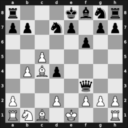 1959 HUN Ch Budapest HUN – Round 13 – Foldi, Jozsef – 1/2-1/2 – Florian, Tibor – G54
