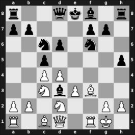 1959 HUN Ch playoff – Round 3 – Portisch, Lajos – 1/2-1/2 – Barcza, Gedeon – G2