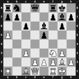 1959 Hastings5960 – Round 1 – Averbakh, Yuri L – 1-0 – Golombek, Harry – G2