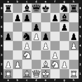 1959 Hastings5960 – Round 6 – Averbakh, Yuri L – 1-0 – Kottnauer, Cenek – G24
