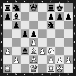 1959 Hastings5960 – Round 7 – Gligorić, Svetozar – 1-0 – Golombek, Harry – G31