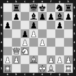 1959 Hoogovens – Round 1 – Eliskases, Erich – 1/2-1/2 – Barendregt, Johan – G2