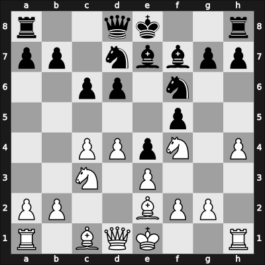 1959 Kragujevac ch14-YUG – Round 1 – Sofrevski, Jovan – 0-1 – Matanovic, Aleksandar – G4
