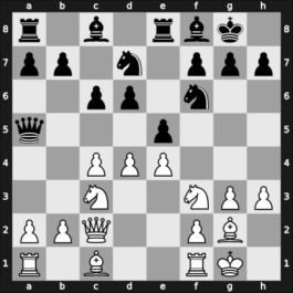 1959 Kragujevac ch14-YUG – Round 1 – Matulovic, Milan – 1/2-1/2 – Udovcic, Mijo – G7