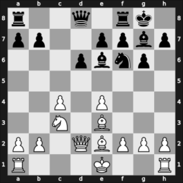 1959 Kragujevac ch14-YUG – Round 1 – Matanovic, Aleksandar – 1/2-1/2 – Trifunovic, Petar – G75