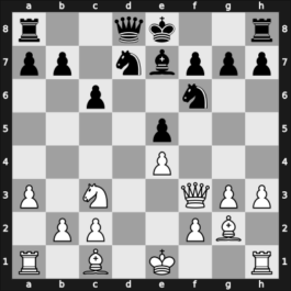 1959 Kragujevac ch14-YUG – Round 1 – Trifunovic, Petar – 1/2-1/2 – Matulovic, Milan – G80