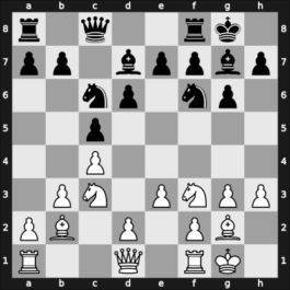 1959 Lima – Round 6 – Sanguineti, Raúl Carlos – 1/2-1/2 – Pilnik, Herman – G32