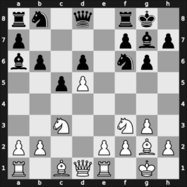 1959 Lima – Round 9 – Quinones Carrillo, Oscar – 0-1 – Perez Alcocer, Jose – G45