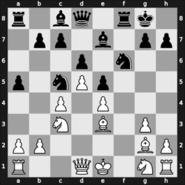 1959 Lodz ch POL – Round 4 – Pojedziniec, Wladyslaw – 0-1 – Drozd, Ryszard – G16