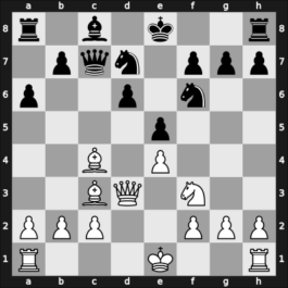 1959 Lodz ch POL – Round 4 – Tarnowski, Alfred – 0-1 – Brzozka, Stefan – G18