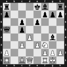 1959 Lodz ch POL – Round 7 – Szukszta, Janus – 1/2-1/2 – Filipowicz, Andrzej – G32