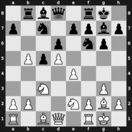 1959 Madrid – Round 1 – Golombek, Harry – 1/2-1/2 – Toran Albero, Roman – G6