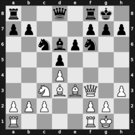 1959 Madrid – Round 3 – Rellstab, Ludwig – 1/2-1/2 – Golombek, Harry – G16