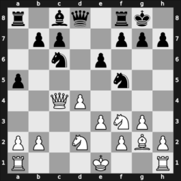 1959 Madrid – Round 4 – Golombek, Harry – 1/2-1/2 – Bernstein, Olivia – G19