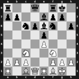 1959 Madrid – Round 7 – Bernstein, Olivia – 0-1 – Pomar Salamanca, Arturo – G30