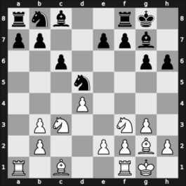 1959 Mar del Plata – Round 1 – Ivkov, Borislav – 1/2-1/2 – Pachman, Ludek – G38