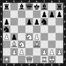 1959 Marianske Lazne – Round 4 – Radovici, Corvin – 1/2-1/2 – Kozma, Julius – G29