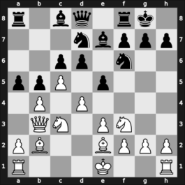 1959 Moscow – Round 1 – Katalymov, Boris – 1-0 – Suetin, Alexey S – G1