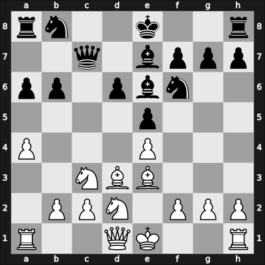1959 Moscow – Round 1 – Aronin, Lev – 1/2-1/2 – Buslaev, Alexander – G16