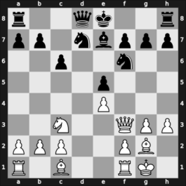 1959 New York ch-USA – Round 3 – Fischer, Raphael – 1/2-1/2 – Weinstein, Raymond – G16