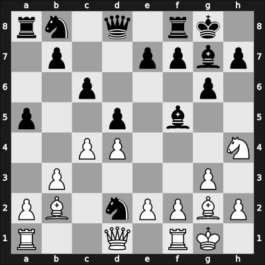 1959 New York ch-USA – Round 6 – Weinstein, Raymond – 0-1 – Benko, Pal – G31