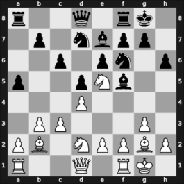 1959 New York ch-USA – Round 10 – Ault, Robin – 0-1 – Bisguier, Arthur B – G57