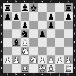 1959 Quilmes – Round 5 – Sanguinetti, Raul – 1/2-1/2 – Rossetto, Hector – G39